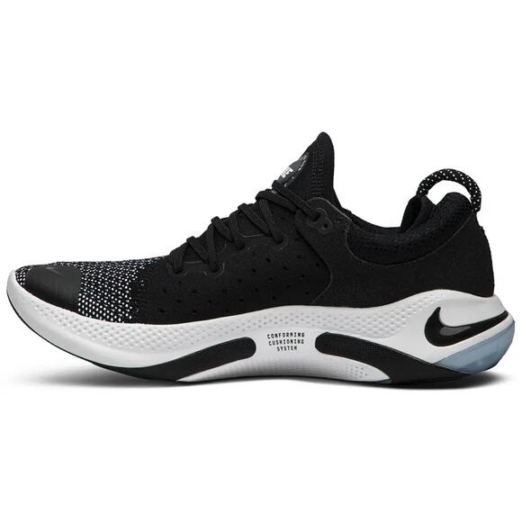 Nike Joyride Run Flyknit Mens Running Shoes Black/Black/White Size 14 US main image 4